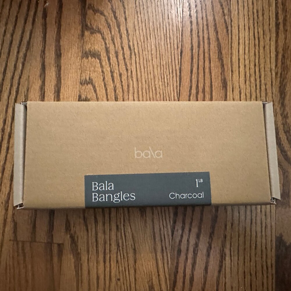 NEW 1LB Bala Bangles in Black Charcoal - 2LB Total